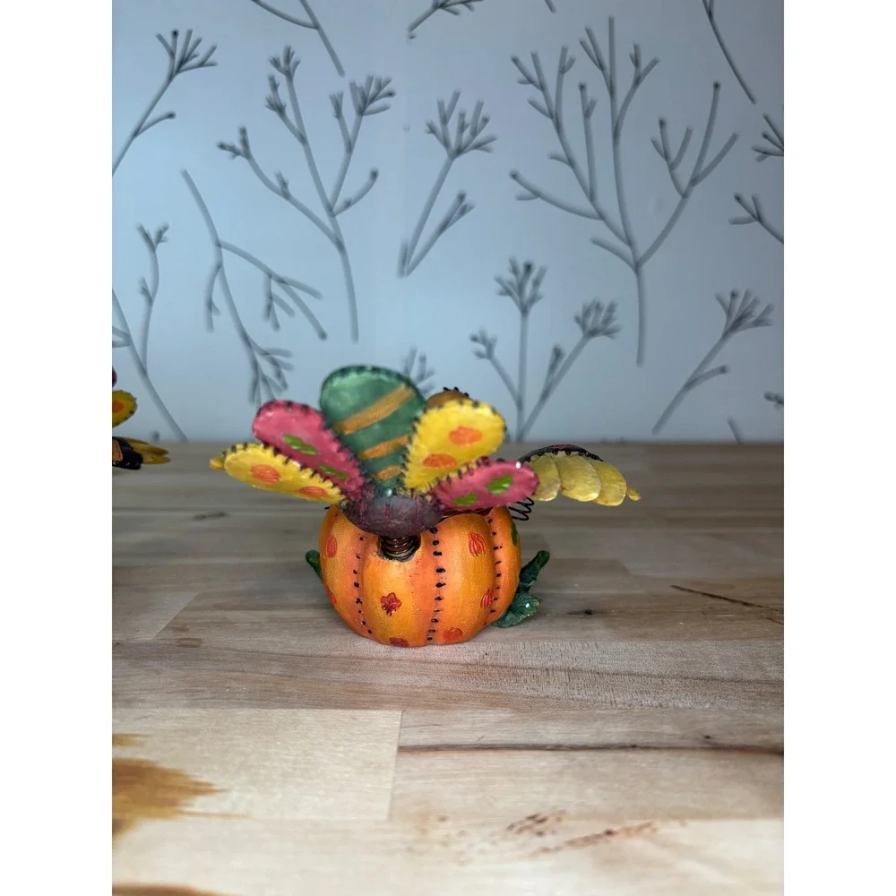 Home Interiors Turkey Tealight Candle Holders Fall Thanksgiving Decor Set 12704